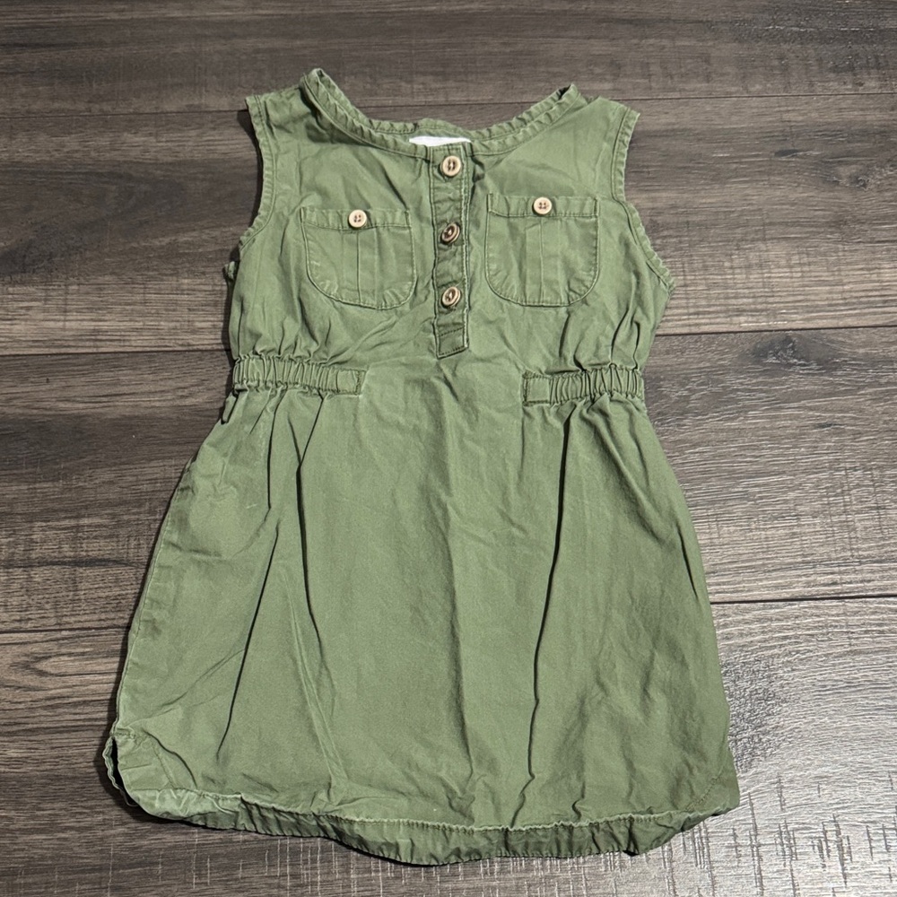 Old Navy Cargo Green Kids Dress